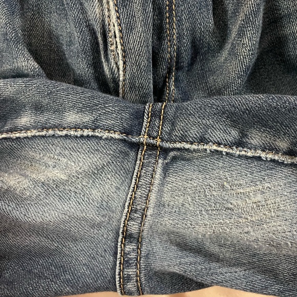 Anthropologie Pilcro And The Letterpress EM blue jean Boyfriend cotton denim 8 - Picture 7 of 16